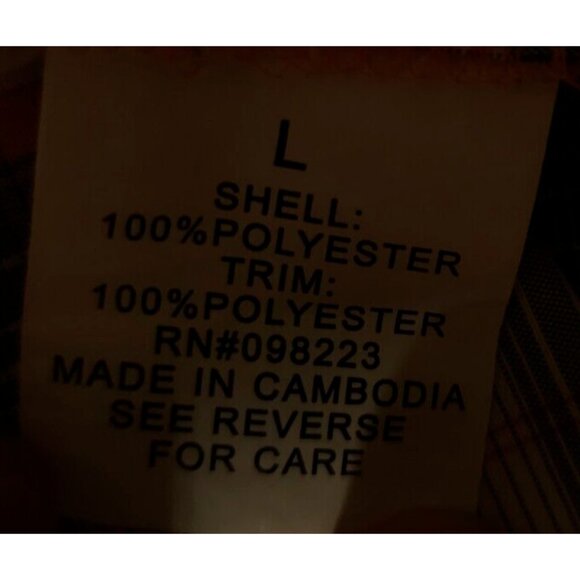 Magellan Fish Gear Mag Wick Mens Large Plaid Orange Metal Snap Vented Hike Shirt - Picture 12 of 12